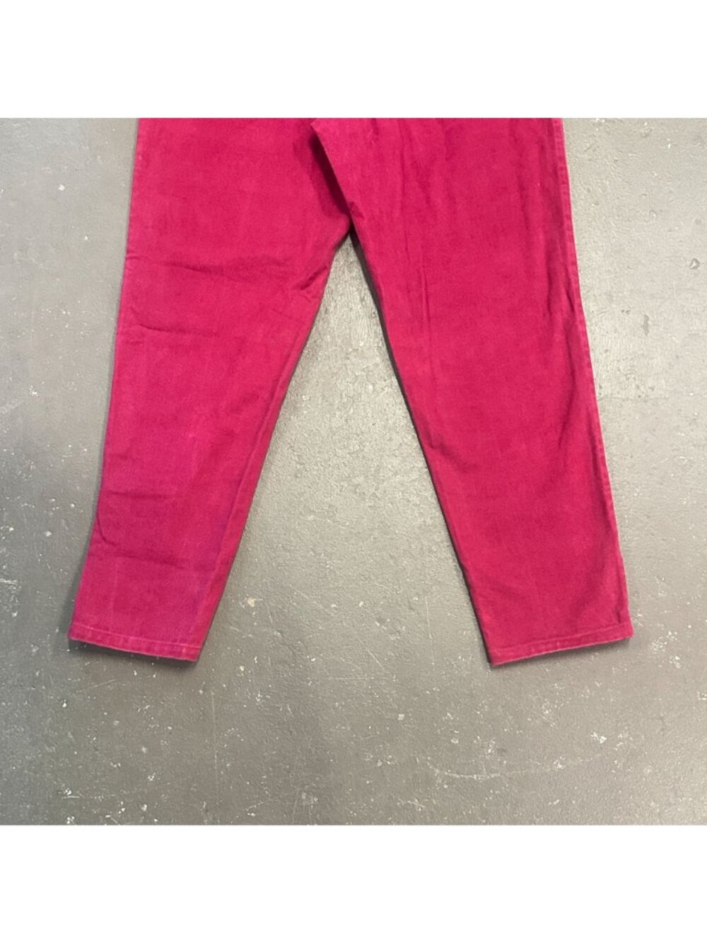 Vtg Sasson Fuchsia Burgundy Jeans 11/12 High Waist 80s Dopamine Maxamalist - Picture 7 of 16